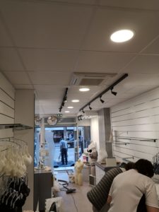 Rénovation électrique magasin